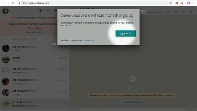 How to Save All Unknown Contacts from WhatsApp Group смотреть онлайн