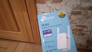 Распаковка — Усилитель беспроводного сигнала TP-Link RE305