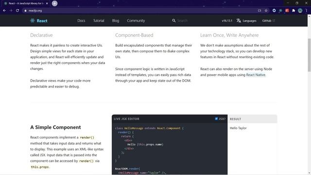React Tutorial | What is React | Features of React смотреть онлайн