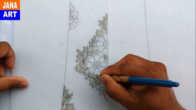 How To Process Embroidery Small Butta Design On Tracing Paper смотреть онлайн