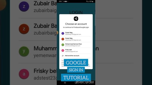 Google Sign In Firebase Unity Demo смотреть онлайн
