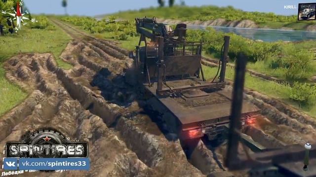 SpinTires: Карта - пгт Иванков смотреть онлайн