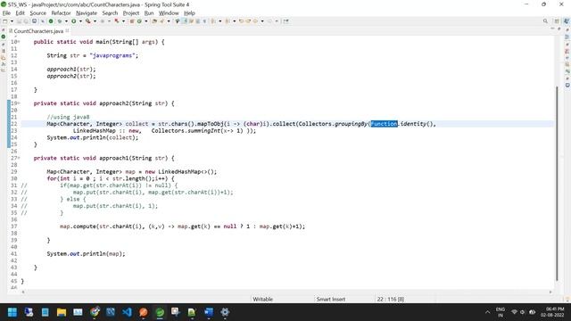 Count Characters In a given string using java 8 смотреть онлайн