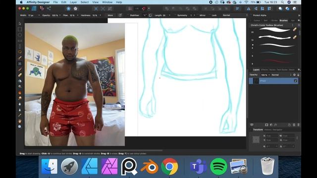 Body study base sketch (reference image by @Soouizzz on Twitter) смотреть онлайн