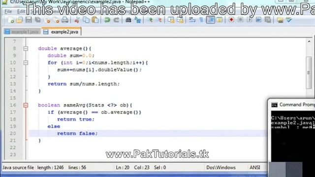 java tutorial 41 C generic method and wild card arguments in java urdu hindi tutorial PakTutorials смотреть онлайн