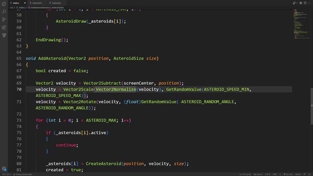 ASTEROIDS In C - Raylib Tutorial Part 1