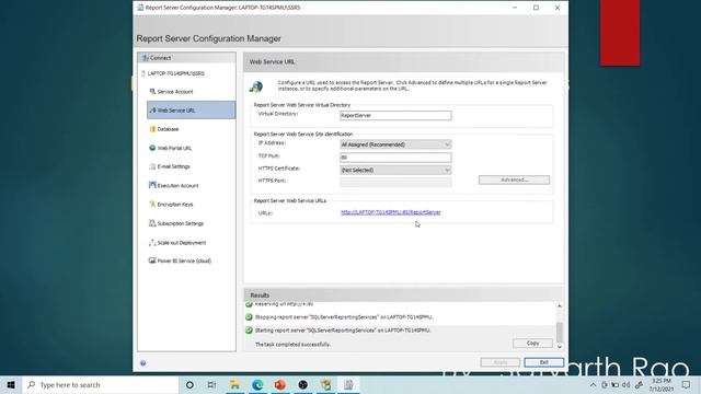 Installing & Configuring SSRS Reporting Server (SQL Server Reporting Services) смотреть онлайн