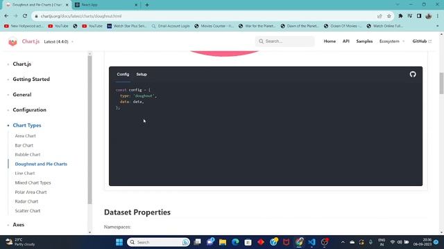 How to build Doughnut Chart in React Js using chart.js смотреть онлайн