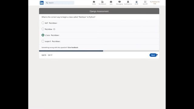 ( ? Top 5% ) Django quiz - LinkedIn Assessment Answers смотреть онлайн