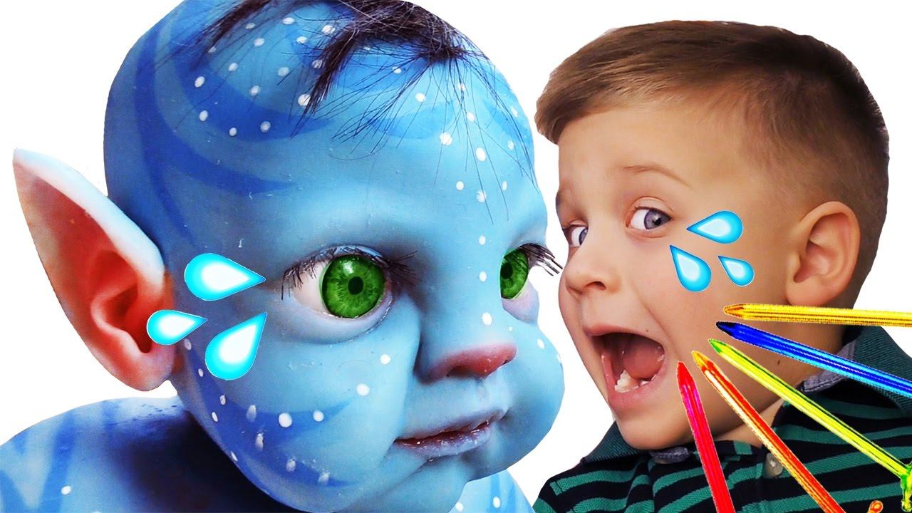 Bad Baby Avatar Crying! Evil Doll Baby Born ATTACKS! Kids Videos - silicone baby doll Avatar 2 смотреть онлайн