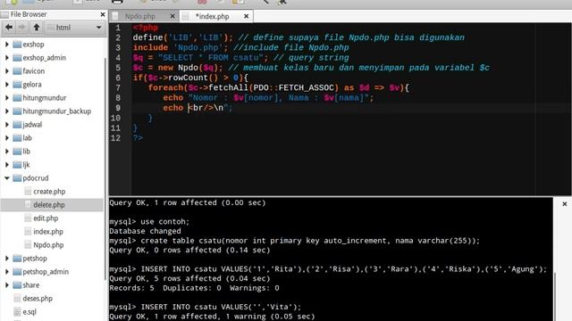 Tutorial Crud Php Mysql Pdo - Bagian 6 - #tutorialcrudpdophp смотреть онлайн