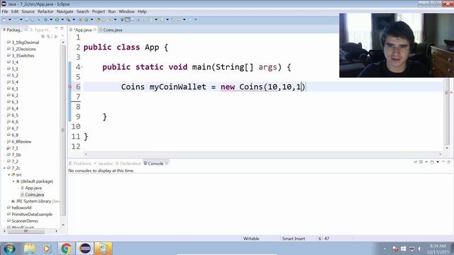 OOP Review Exercise - Coins Wallet Class (7.2c) Java смотреть онлайн