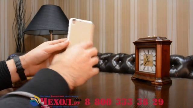 Фирменный чехол-книжка для Huawei Y6 2 (II)" золотой с окошком для входящих вызовов смотреть онлайн