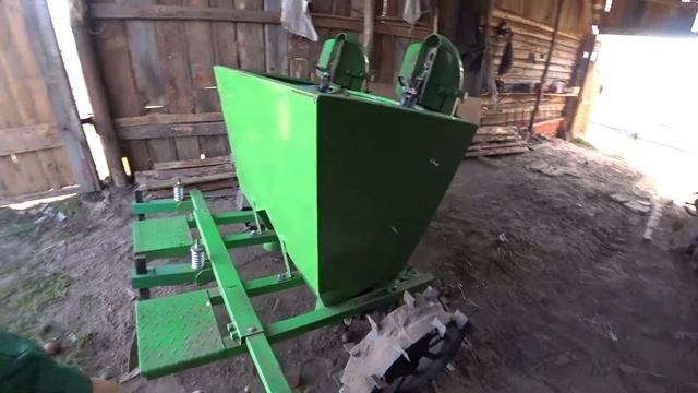 Сажалка картофеля для трактора, #мотоблок мтз80, мтз82, т25 #сажалка #картофелясажалка #вдеревне