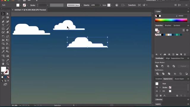 Speed art | Adobe illustrator tutorial | game background смотреть онлайн
