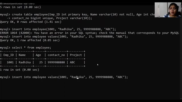 Database Management Systems-2 | SQL | Adding Integrity Constraints in the Table смотреть онлайн