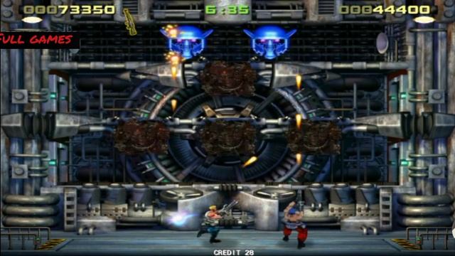 Contra Evolution Wolkthrough. игра на двоих PC смотреть онлайн