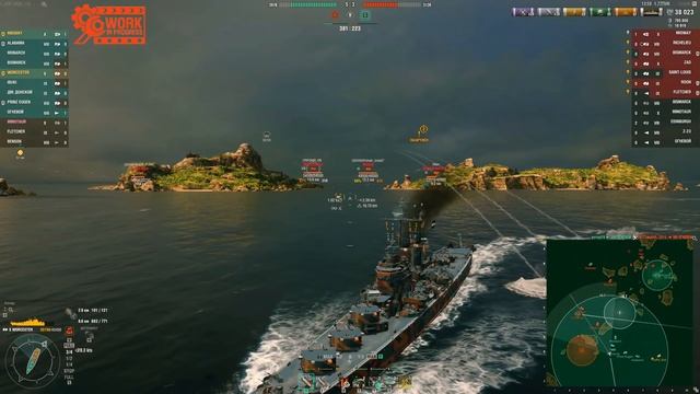 Worcester А нужен ли ап? - предпросмотр - ⚓ World of warships смотреть онлайн