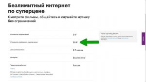 Безлимитный интернет за 2 рубля в сутки. Непубличный тариф Мегафона «Звонки легко»