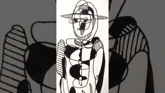 Абстрактный рисунок, Зомби #shorts #рисунок #чернобелое #zombie смотреть онлайн