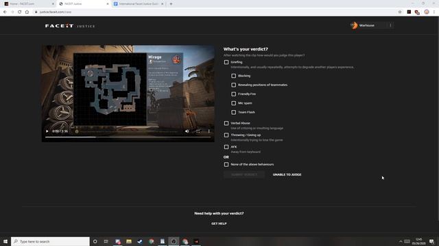 Introduction to Faceit Justice Tutorial Video смотреть онлайн