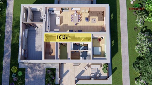 Проект двухэтажного дома, строительной площадью 417 м2. ПД-82. Цена 2023 г. смотреть онлайн