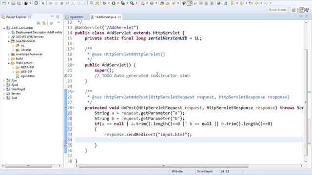 Example for SendRedirect method смотреть онлайн