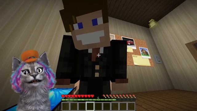 НЕПОСЛУШНЫЙ КОТЁНОК СЛУЧАЙНО ПОДЖЁГ РЕБЁНКА! МАЙНКРАФТ ЖИЗНЬ КОТА смотреть онлайн