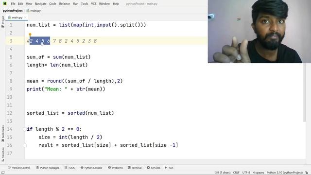 Python Mean Median Mode coding problem || Nxt wave Foundation exam 2 explained by shiva prasad m смотреть онлайн