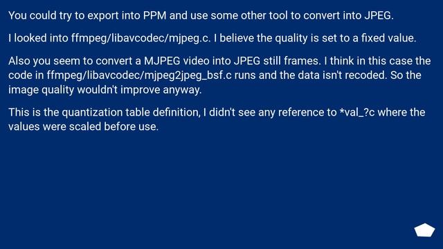 Improve quality of ffmpeg created jpgs смотреть онлайн