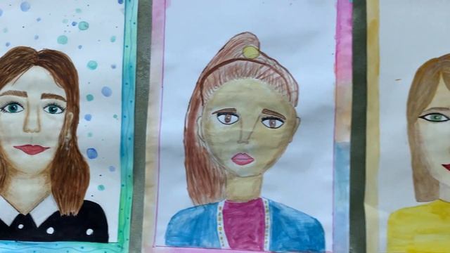 Выставка работ "Я рисую Маму". Педагог - Петрова Н.Ю. смотреть онлайн