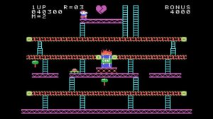 Donkey Kong Coleco ADAM Computer Gameplay ColecoVision Play Through