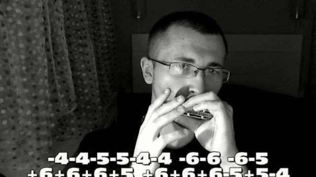 Mad World (Gary Jules) harmonica tabs смотреть онлайн