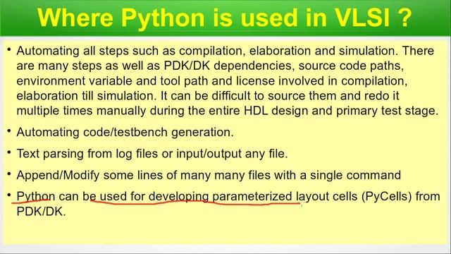 Python in VLSI: Exploring Its Benefits and Applications in the Field of VLSI Design & Verification смотреть онлайн