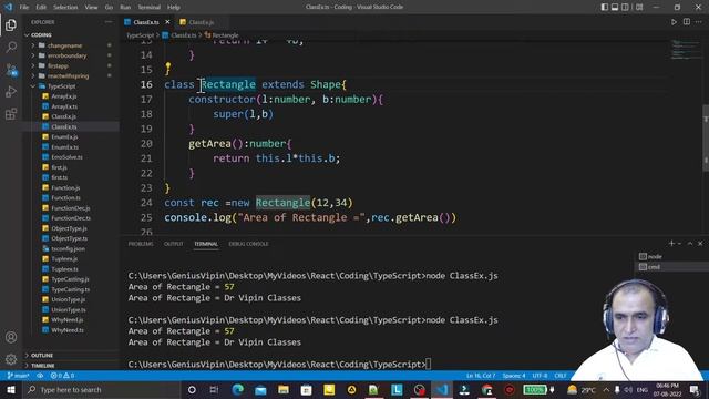 Typescript Tutorial -14 | Inheritance in Typescript | Dr Vipin Classes смотреть онлайн