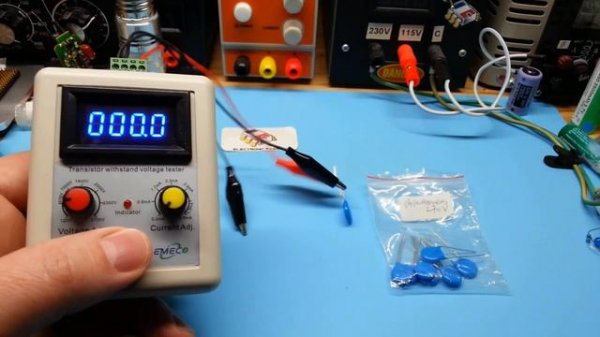 Testeur transistor mosfet igbt diode zener varistance - transistor withstand voltage tester