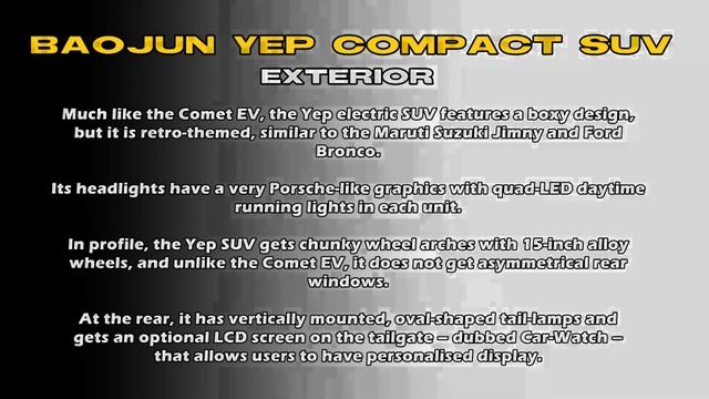 Baojun Yep Compact SUV - India-bound ⚡Features Revealed ? смотреть онлайн