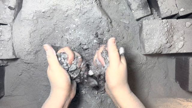 Black & Gray Soft & Dusty Dyed Blocks | 300K Celebration Crush | Oddly Satisfying | ASMR смотреть онлайн