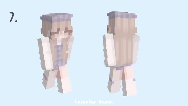 ♡ ࣪˖ Aesthetic & Simple || Minecraft Skins pt.3|| Girls/Boys || Blue Theme🐬|| смотреть онлайн