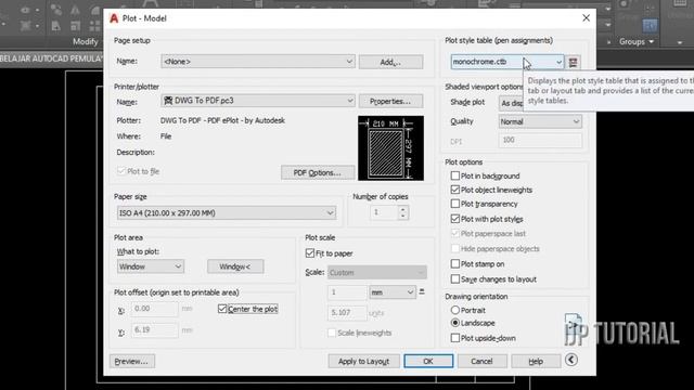 CARA PLOT AUTOCAD KE PDF смотреть онлайн