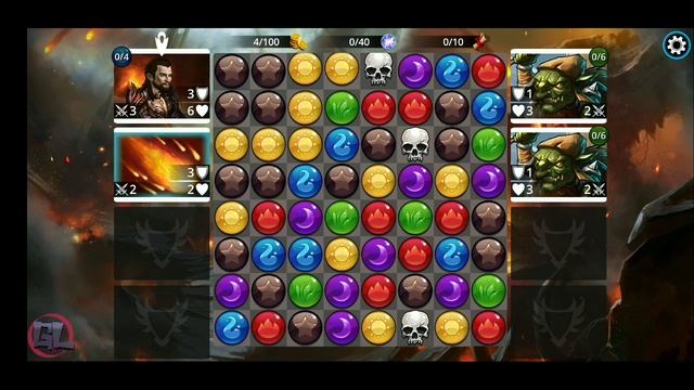 Gems Of War - Match 3 RPG Gameplay смотреть онлайн