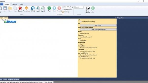 How to install and create first robot using OpenRPA | Open Source RPA tool | OpenFlow | Node-RED