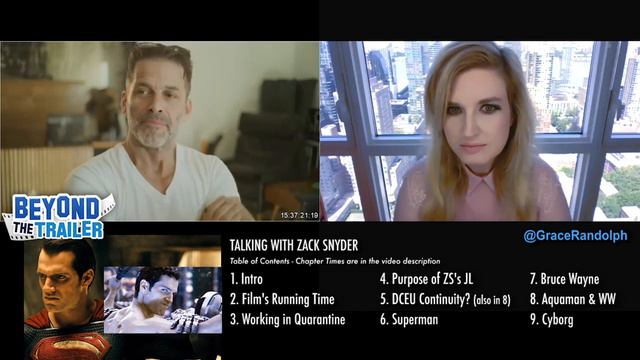 ЗАК СНАЙДЕР ИНТЕРВЬЮ - HBO MAX SNYDER CUT 2021 - ЭКСКЛЮЗИВ смотреть онлайн