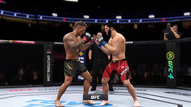ЧАРЛЬЗ ОЛИВЕЙРА VS ИСЛАМ МАХАЧЕВ UFC 4 CPU VS CPU смотреть онлайн