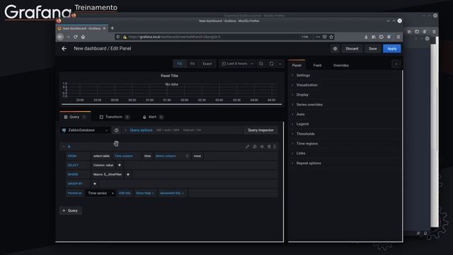 30.a - Consulta simples no DB do Zabbix com SQL no Grafana смотреть онлайн