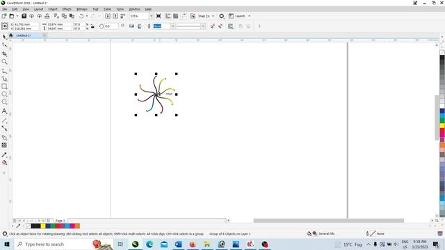 How to Create Fluid Color Abstract Background in Coreldraw | Coreldraw tutorial | Technical TGC смотреть онлайн