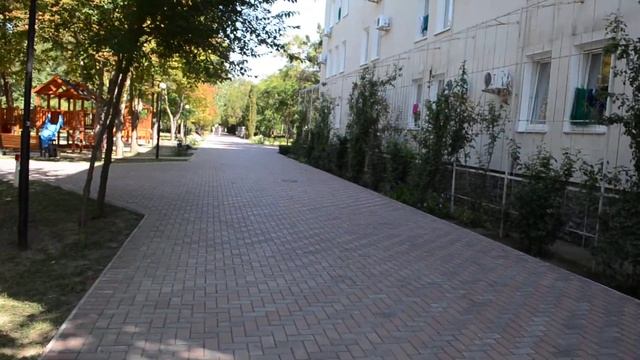 Евпатория. Обзор территории и пляжа санатория «Золотой берег». смотреть онлайн