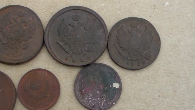 Чистка монет столовым уксусом!