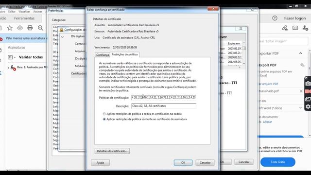 Como remover o erro na assinatura digital no Adobe Reader | Certisign смотреть онлайн