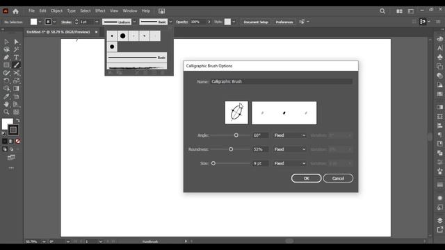 How to create Arabic Calligraphy Brush in Adobe Illustrator | Illustrator Tutorial смотреть онлайн